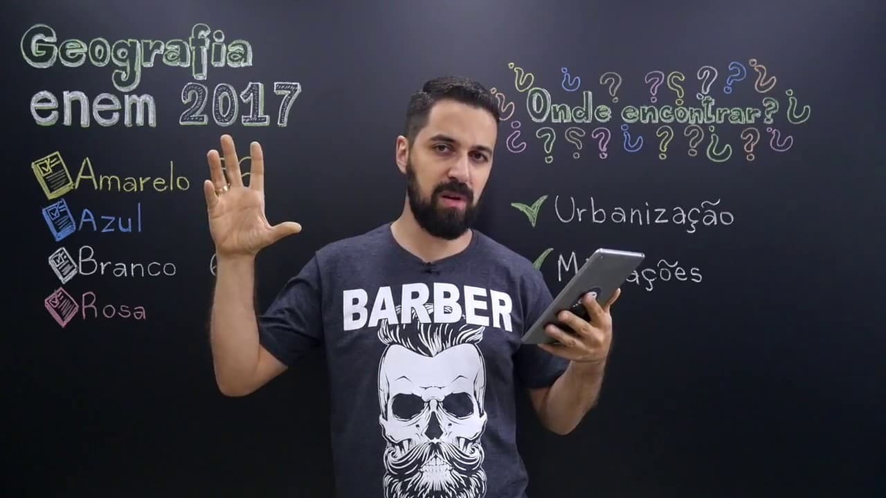 Thumbnail: ENEM 2017 - Questão 56 de Geografia (Caderno Amarelo)