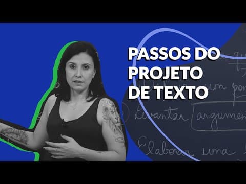 Thumbnail da aula: Stoodi | Pocket Aula: Redação -  Passos do projeto de texto