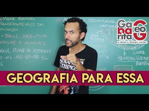 Thumbnail da aula: Geografia do Brasil para EsA 2021|  Bacias Hidrográficas |