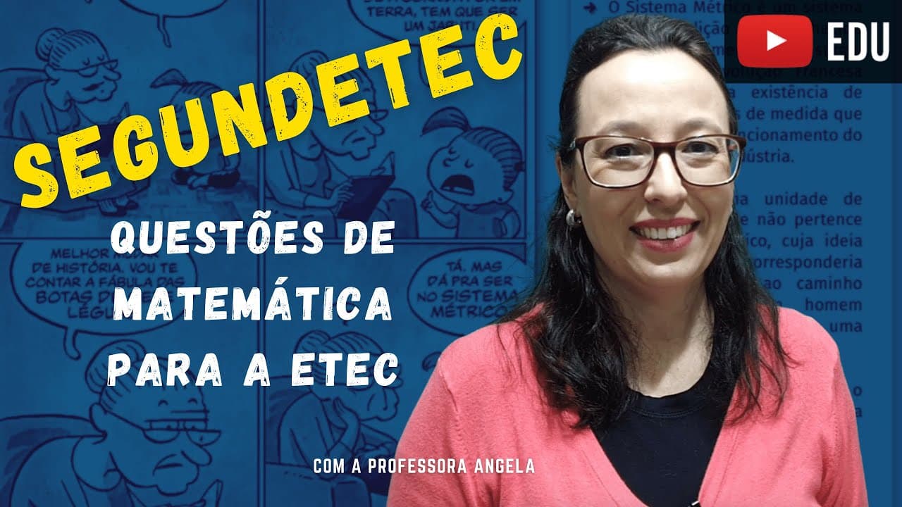 Thumbnail: ETEC e Concursos - Regra de Três Simples - Professora Angela