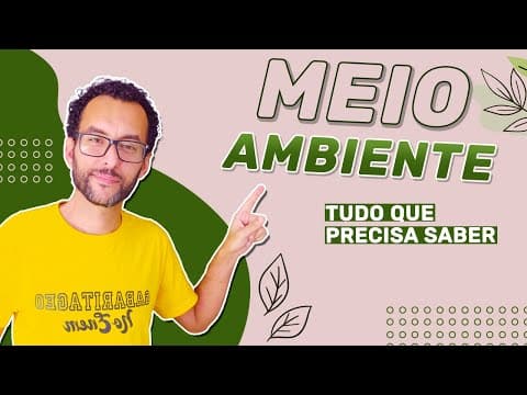 Thumbnail da aula: Meio Ambiente e Sustentabilidade | Geografia | #JeanGrafia