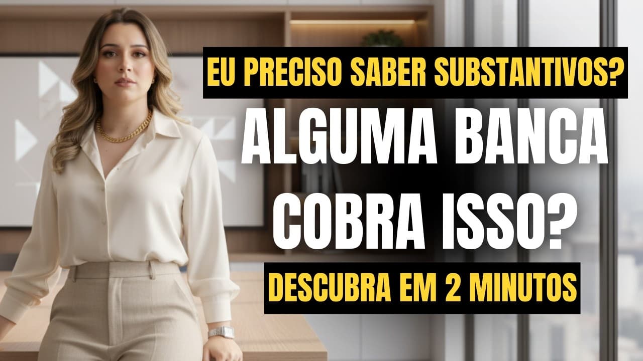 Thumbnail: Precisa saber sobre substantivos?