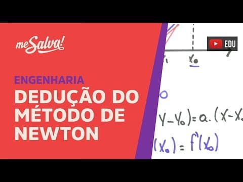 Thumbnail da aula: Me Salva! DER22 - Dedução do método de Newton para o cálculo de raízes