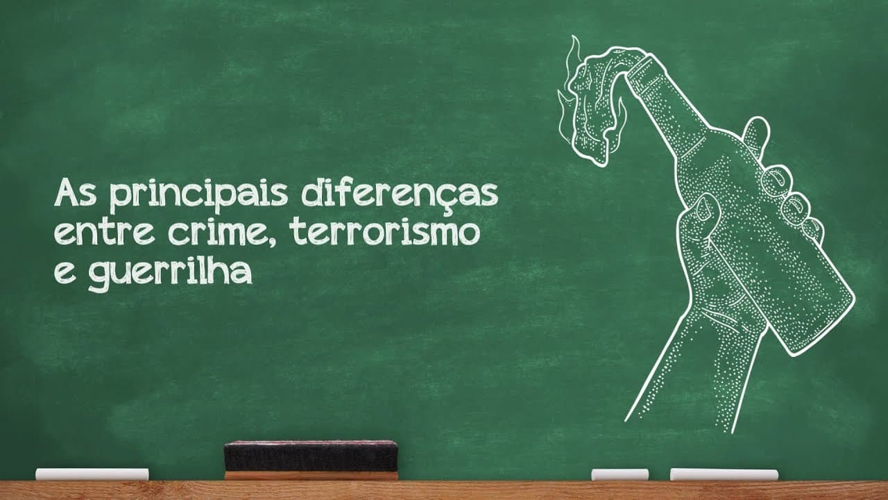 Thumbnail: Videoaulas Poliedro | Enem | Diferenças entre crime, terrorismo e guerrilha