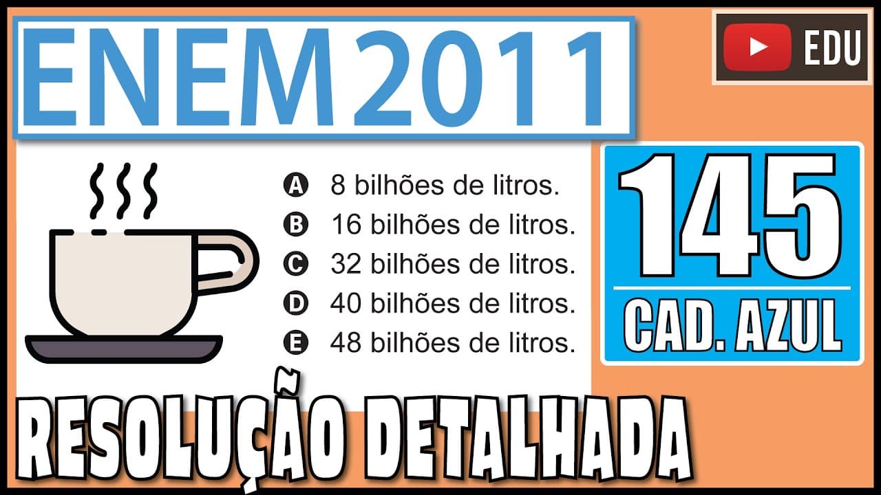 Thumbnail: [ENEM 2011] 145 📘 AUMENTO FRACIONÁRIO O consumo atingiu o maior nível da história no ano passado
