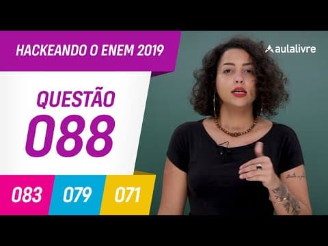 Thumbnail da aula: Enem 2019 | História: Antiguidade Clássica | Questão 88 (branco)