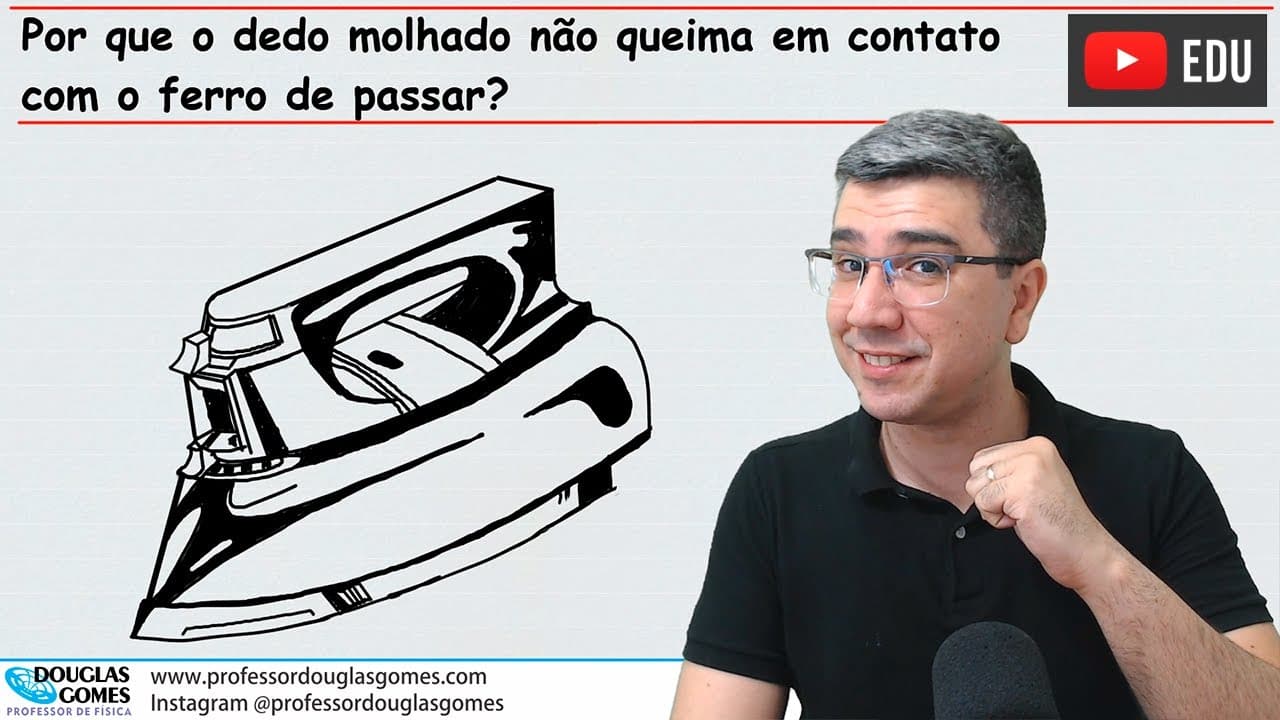 Thumbnail: Dedo molhado que não queima no ferro | Física do Cotidiano