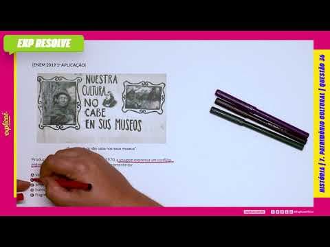 Thumbnail da aula: PRODUZIDA NO CHILE, NO FINAL DA DÉCADA DE 1970, A IMAGEM EXPRESSA UM (...) |  PATRIMÔNIO CULTURAL