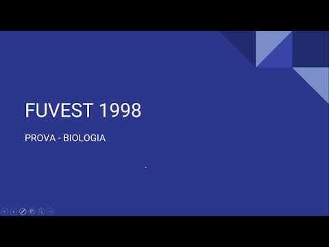 Thumbnail da aula: FUVEST 1998 - Resolução - Biologia 1/2