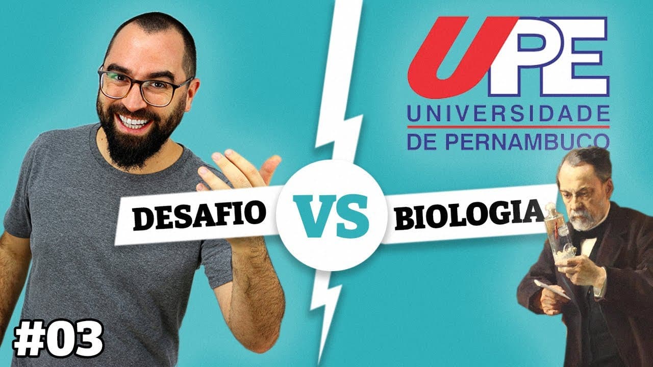 Thumbnail: A UPE apelou demais?? - Desafio Biologia - Origem da vida - Prof Guilherme