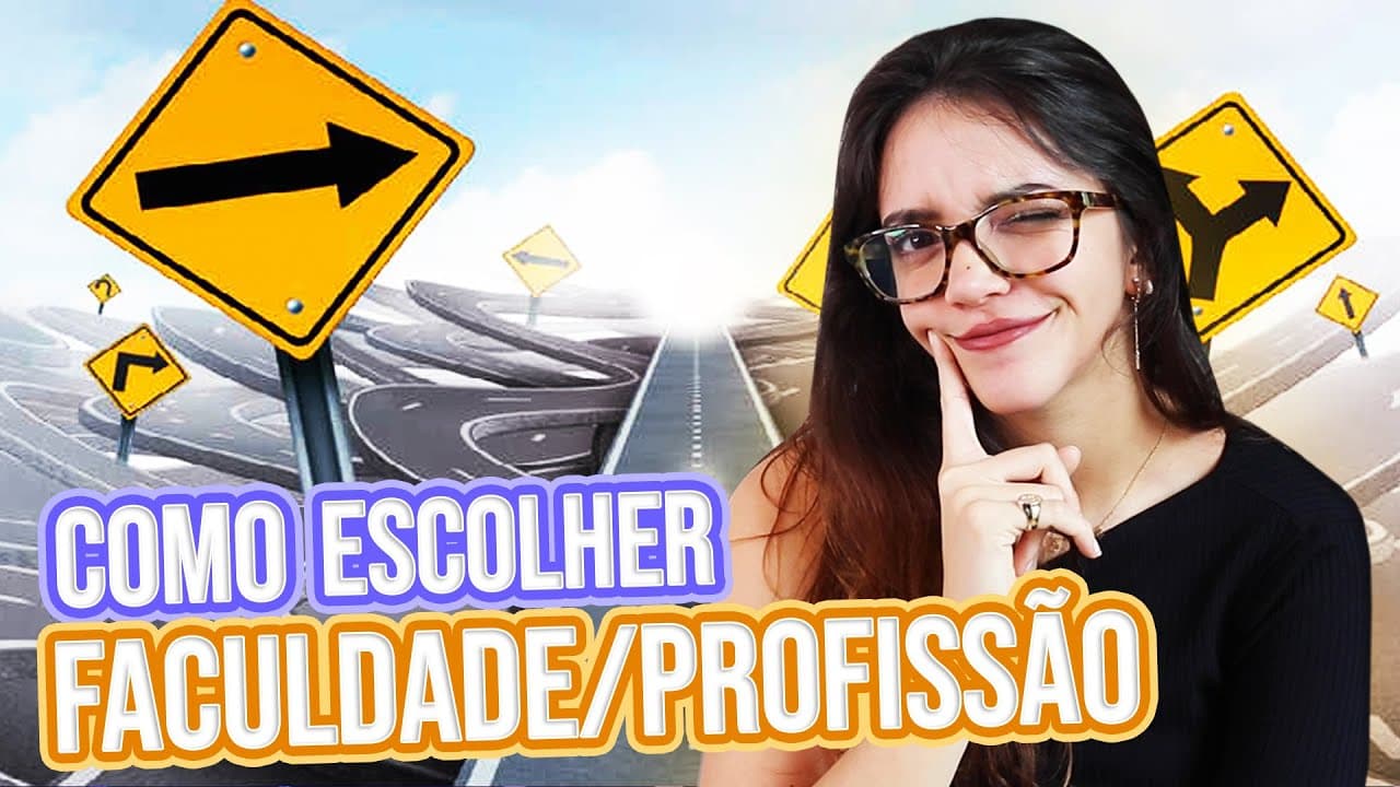 Thumbnail: ⚠️💸 PROFISSÕES DO FUTURO E COMO ESCOLHER SEU CURSO, FACULDADE E PROFISSÃO! (Débora Aladim)