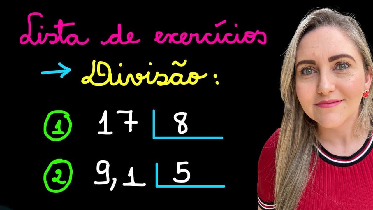 Thumbnail: NUNCA MAIS ERRE DIVISÃO! APRENDA A FAZER CONTA DE DIVIDIR! EXPLICAÇÃO DO CONTEÚDO PASSO A PASSO!