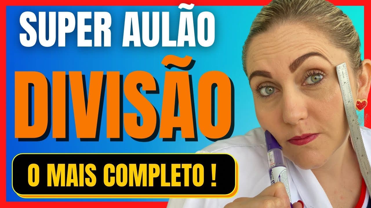 Thumbnail: CHEGA DE ERRAR DIVISÃO!!! AULÃO COMPLETO!!!!!