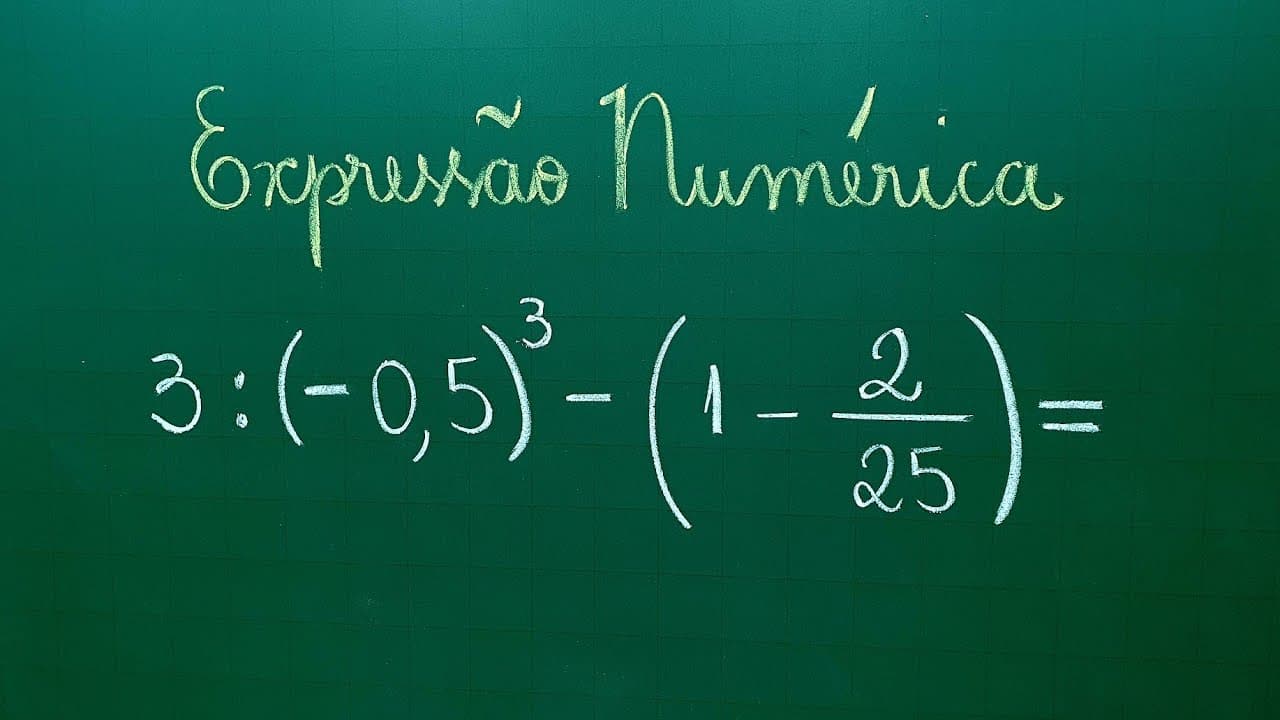 Thumbnail: EXPRESSÃO NUMÉRICA com NÚMEROS RACIONAIS - Professora Angela Matemática