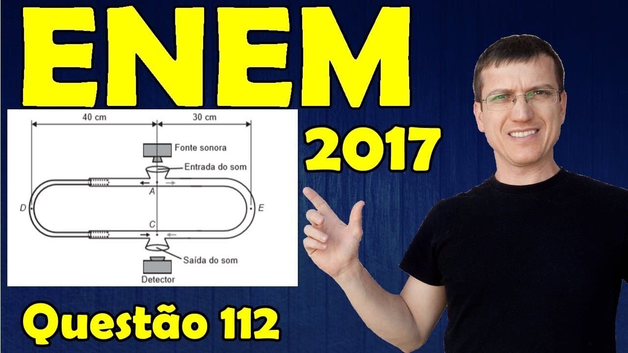 Thumbnail: ENEM 2017 - FÍSICA - Prova AZUL - QUESTÃO 112 - Prof Boaro