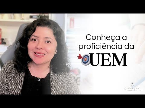 Thumbnail da aula: PROVA DE PROFICIÊNCIA UEM