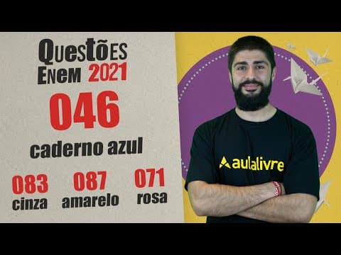 Thumbnail da aula: ENEM 2021 | Relações de trabalho | Questão 46