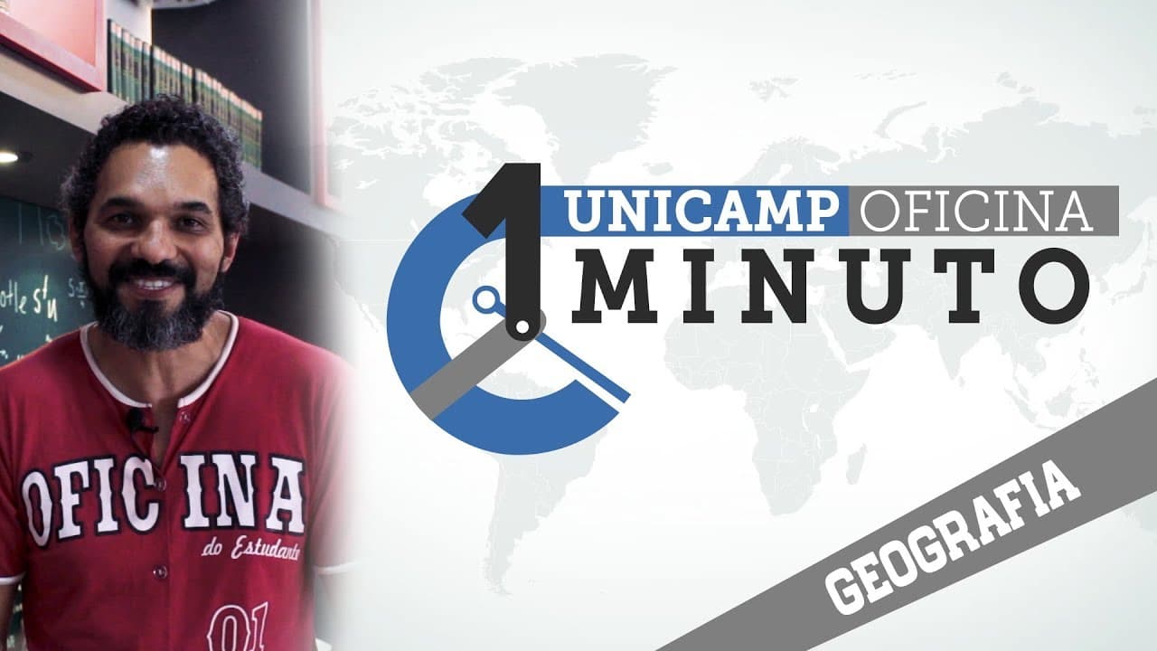 Thumbnail: UNICAMP Oficina em 1 Minuto - Geografia