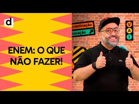 Thumbnail da aula: O QUE NÃO FAZER NA INTERPRETAÇÃO DE QUESTÕES DO ENEM | PLANTÃO DESCOMPLICA
