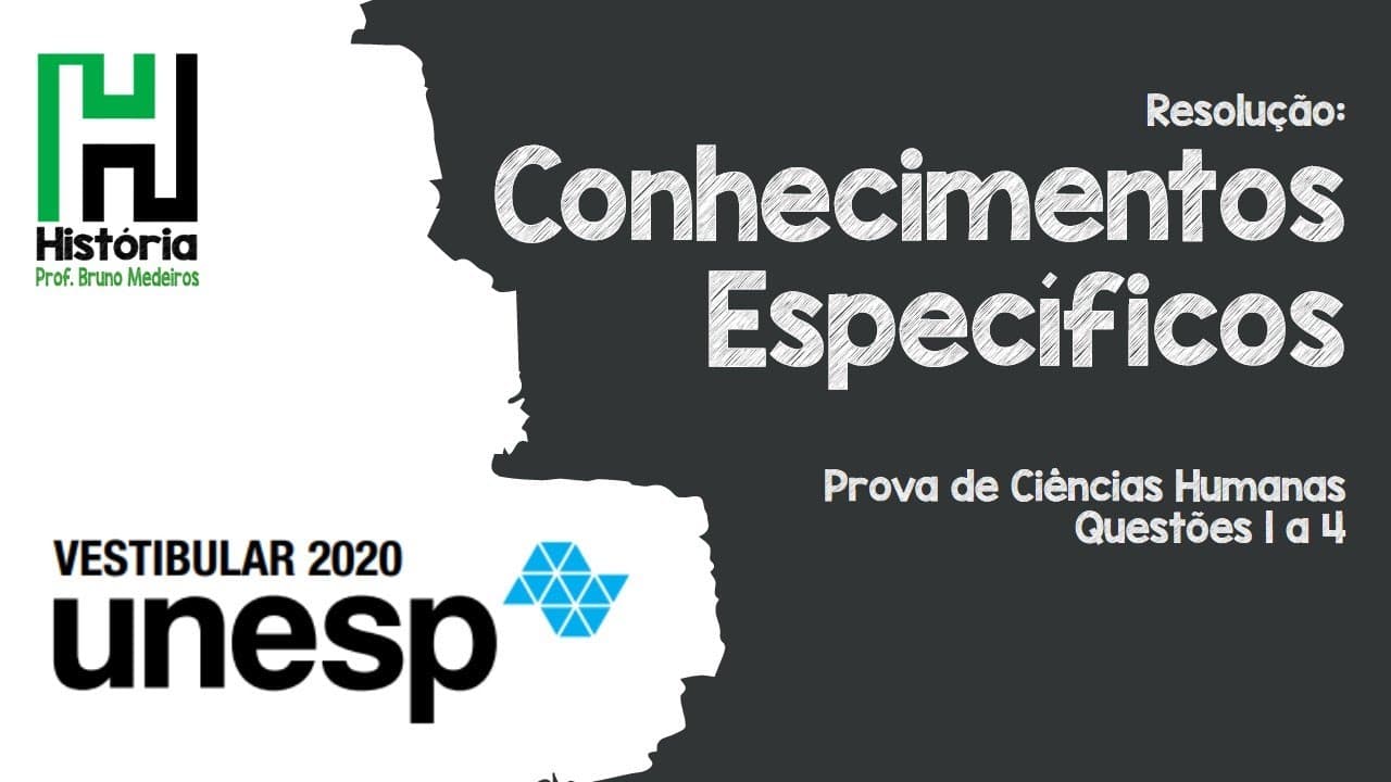 Thumbnail: RESOLUÇÃO Unesp 2020 História (Prova de Conhecimentos Específicos / Segunda Fase)