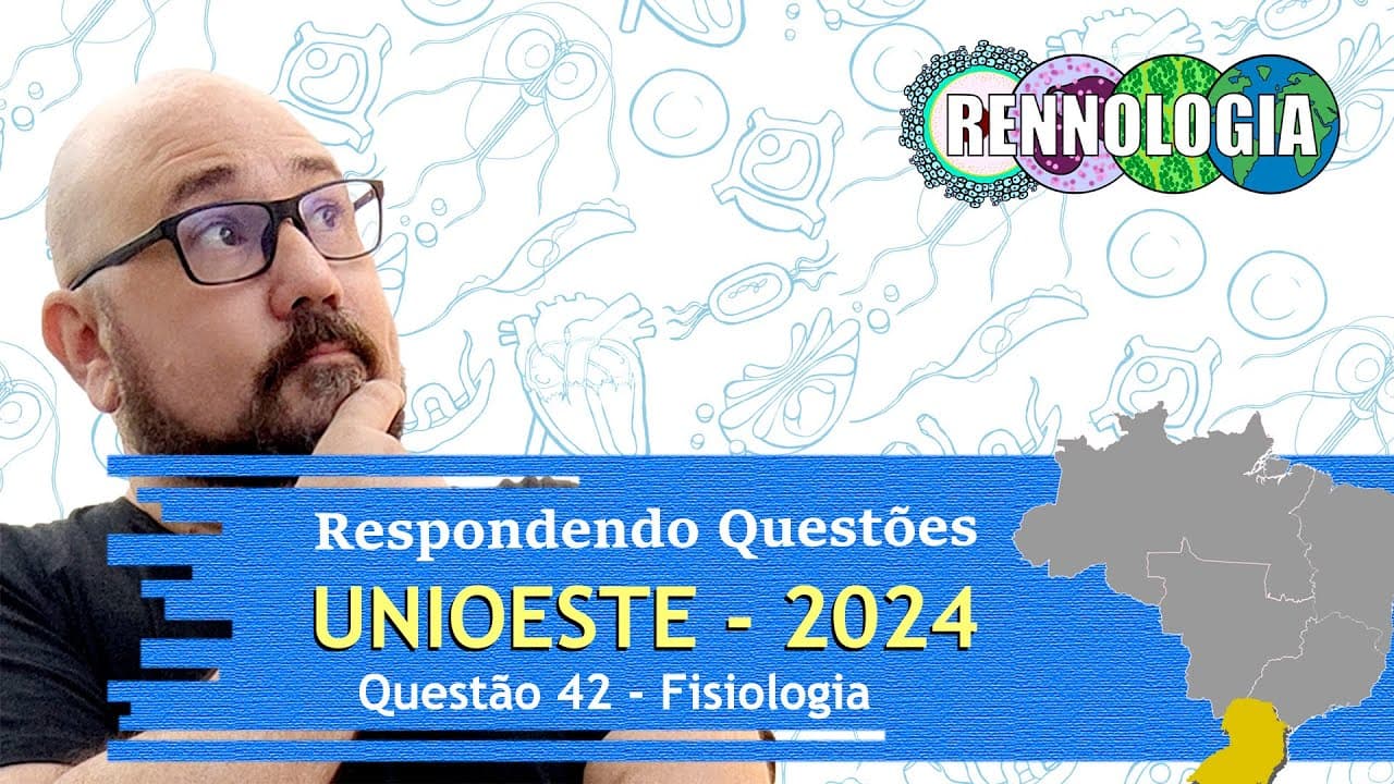 Thumbnail: RESOLVENDO QUESTÕES - REGIÃO SUL - UNIOESTE 2024 - Questão 42