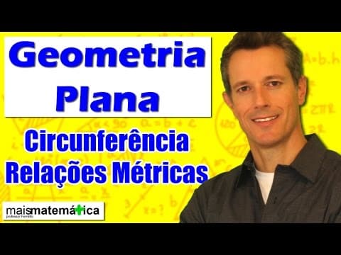 Thumbnail da aula: Geometria Plana: Relações Métricas na Circunferência (Aula 21)