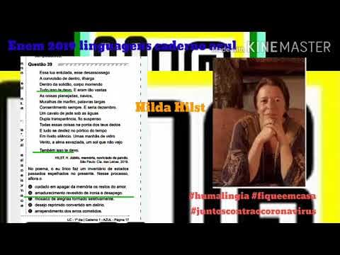 Thumbnail da aula: Questão 39 Enem 2019 linguagens caderno azul