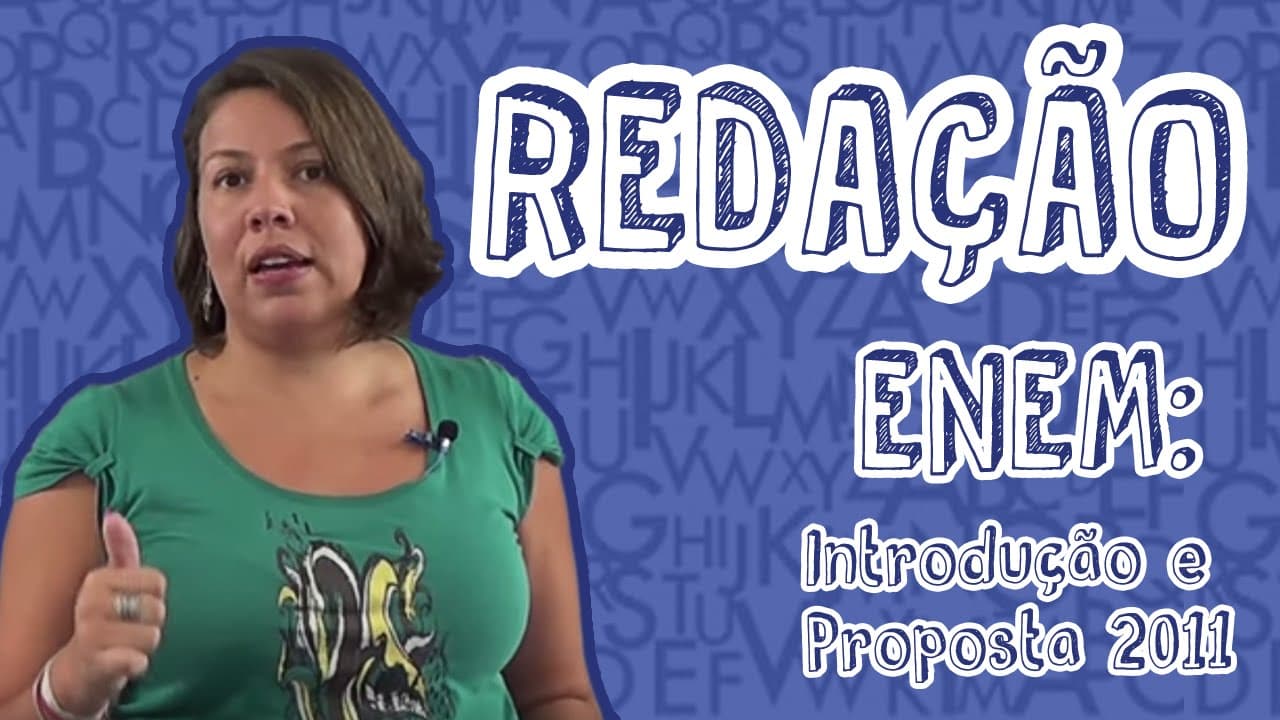 Thumbnail: Português - Redação ENEM - Introdução / Proposta 2011
