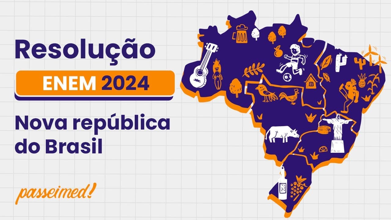 Thumbnail: ENEM 2024 - NOVA REPÚBLICA DO BRASIL | No Brasil, os remanescentes de antigos quilombos...