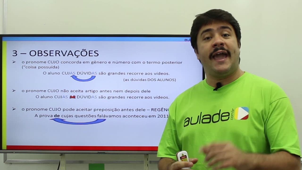 Thumbnail: Português - Pronome relativo: CUJO