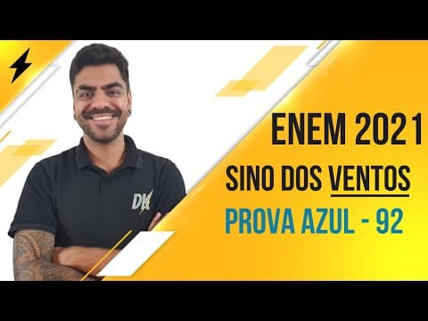 Thumbnail da aula: (ENEM 2021) O sino dos ventos é composto por várias barras metálicas de (Questão 92 prova azul)