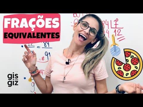 Thumbnail da aula: FRAÇÕES EQUIVALENTES - método FÁCIL |FRAÇÃO | | Matemática Básica | \Prof. Gis/