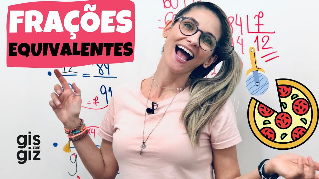 Thumbnail: FRAÇÕES EQUIVALENTES - método FÁCIL |FRAÇÃO | | Matemática Básica | \Prof. Gis/