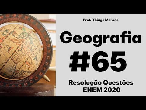 Thumbnail da aula: ENEM 2020 - O conjunto representado pelo agronegócio demanda condições específicas que passam a ser