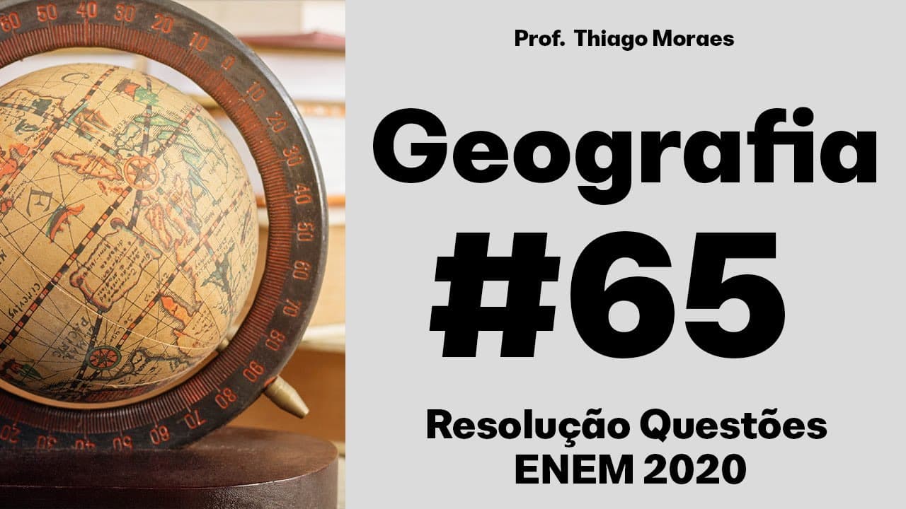 Thumbnail: ENEM 2020 - O conjunto representado pelo agronegócio demanda condições específicas que passam a ser