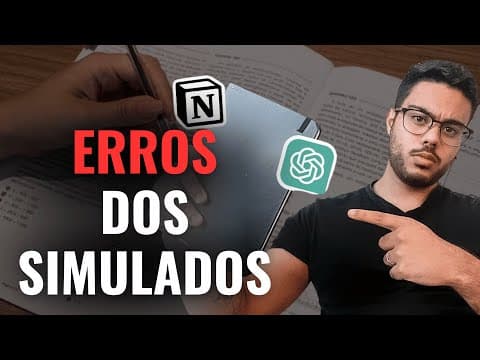 Thumbnail da aula: CADERNO DE ERROS (Fácil e Rápido)