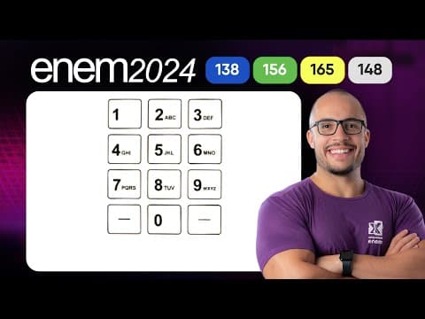 Thumbnail da aula: Questão 138 - Caderno Azul | Análise Combinatória | MATEMÁTICA ENEM 2024