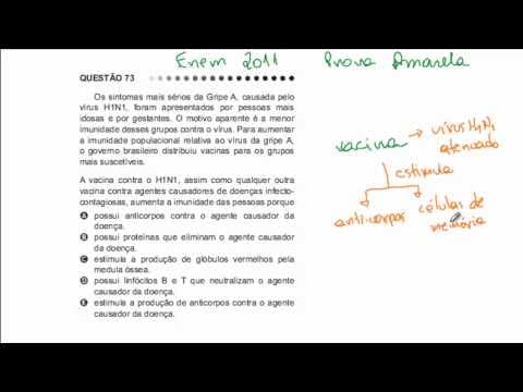 Thumbnail da aula: ENEM 2011 - Biologia (Prova Amarela) - Questão 73