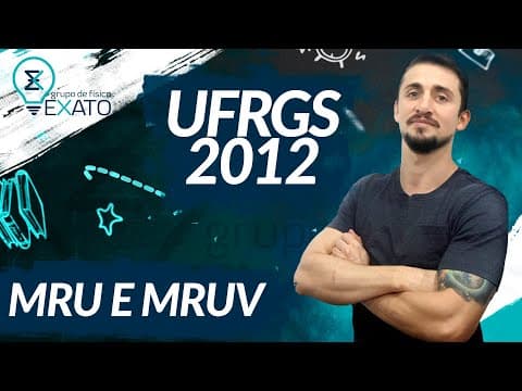 Thumbnail da aula: RESOLVIDA - (UFRGS – 2012) O tempo de reação tR de um condutor de um automóvel é definido com...