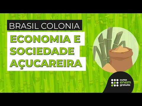Thumbnail da aula: BRASIL COLONIA - ECONOMIA E SOCIEDADE AÇUCAREIRA | História para o Enem | Felipe Oliveira
