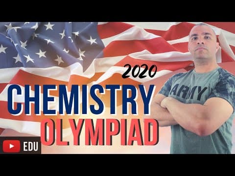 Thumbnail da aula: Chemistry Olympiad 2020 (Resolution in Portuguese) - Question 5 - Tema: DENSIDADE e CONCENTRAÇÃO %