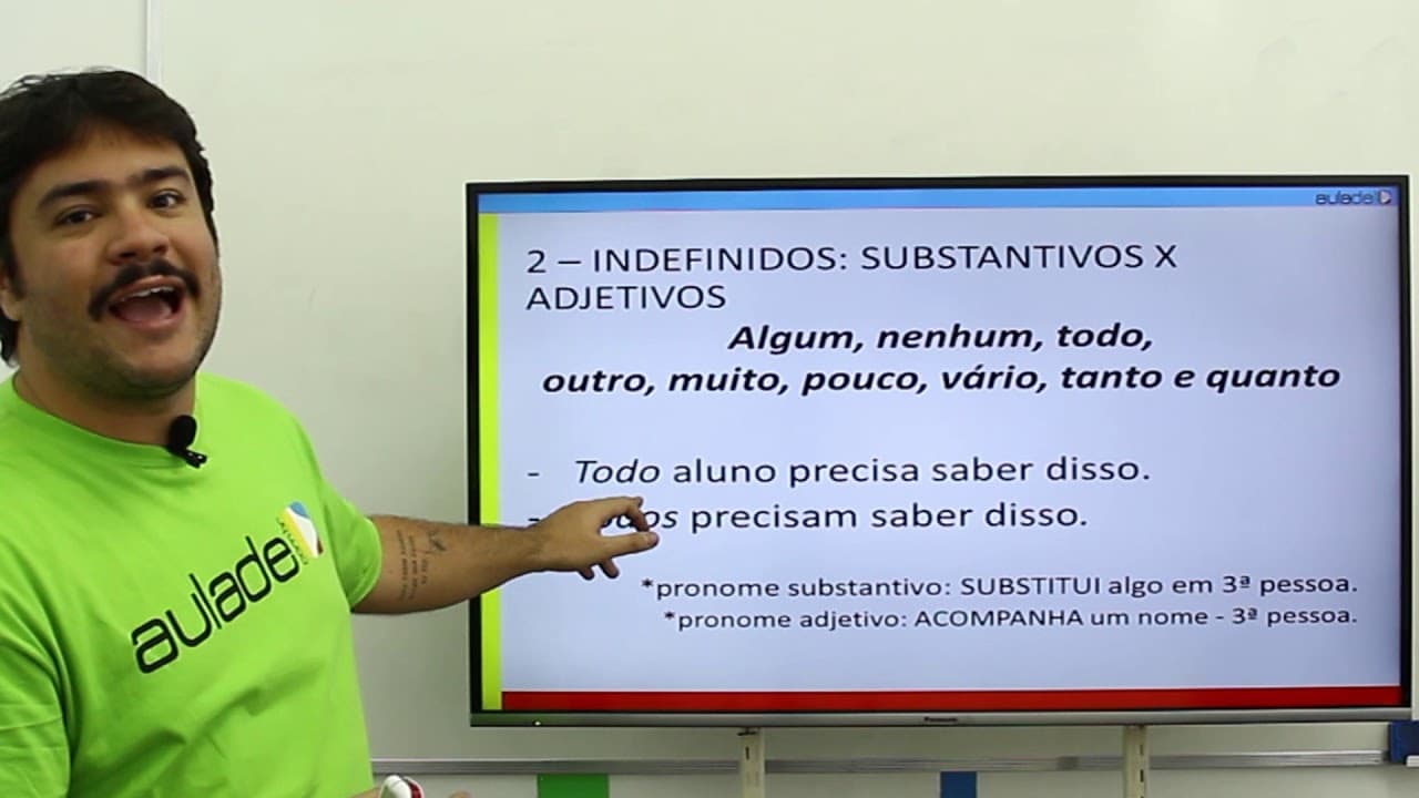 Thumbnail: Português - Pronome Indefinido: definição e exemplo