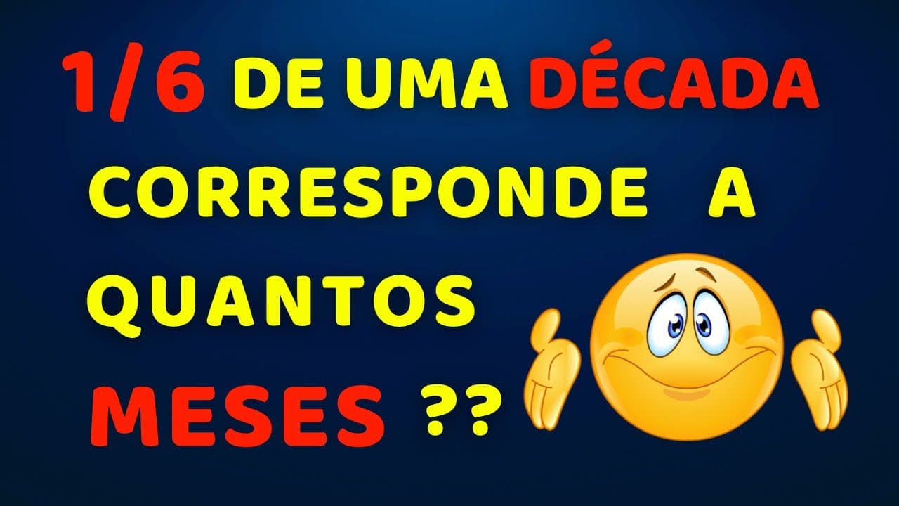 Thumbnail: 🤔VOCÊ SABE QUANTOS MESES???