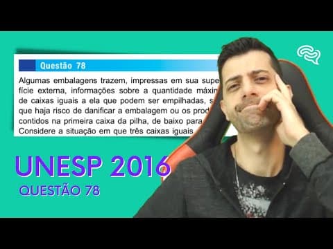 Thumbnail da aula: UNESP 2016 - Q78 - Algumas embalagens trazem, impressas em suas