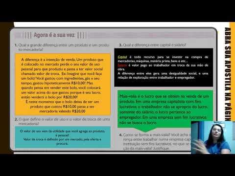 Thumbnail da aula: Correção dos exercícios sociologia mod 10