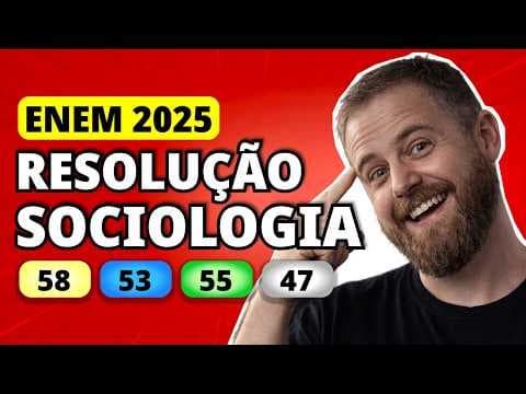 Thumbnail da aula: ENEM 2025 SOCIOLOGIA – Questão 58 | A partir do século IV, com os imperadores ditos cristãos
