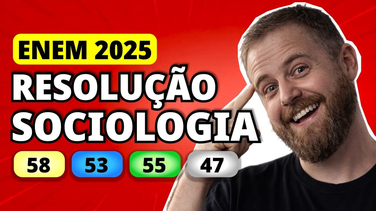 Thumbnail: ENEM 2025 SOCIOLOGIA – Questão 58 | A partir do século IV, com os imperadores ditos cristãos
