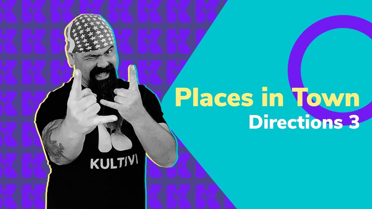 Thumbnail: Places in Town - Directions 3 | Inglês 2.0 | Aula #101