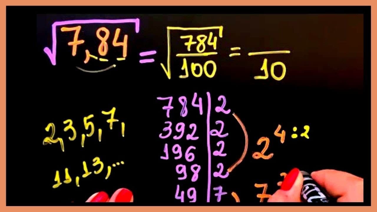 Thumbnail: RAIZ DE NÚMERO DECIMAL!!! Vem aprender comigo!!!