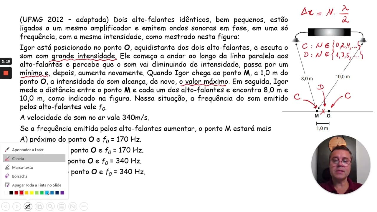 Thumbnail: UFMG: Dois alto-falantes idênticos, bem pequenos, estão ligados a um mesmo amplificador e emitem ...